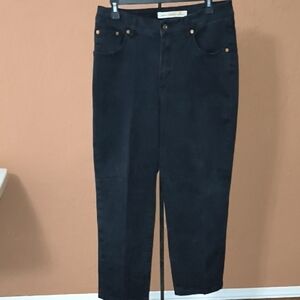 Christopher Blue Women's Black Straight Leg Jeans Size 14